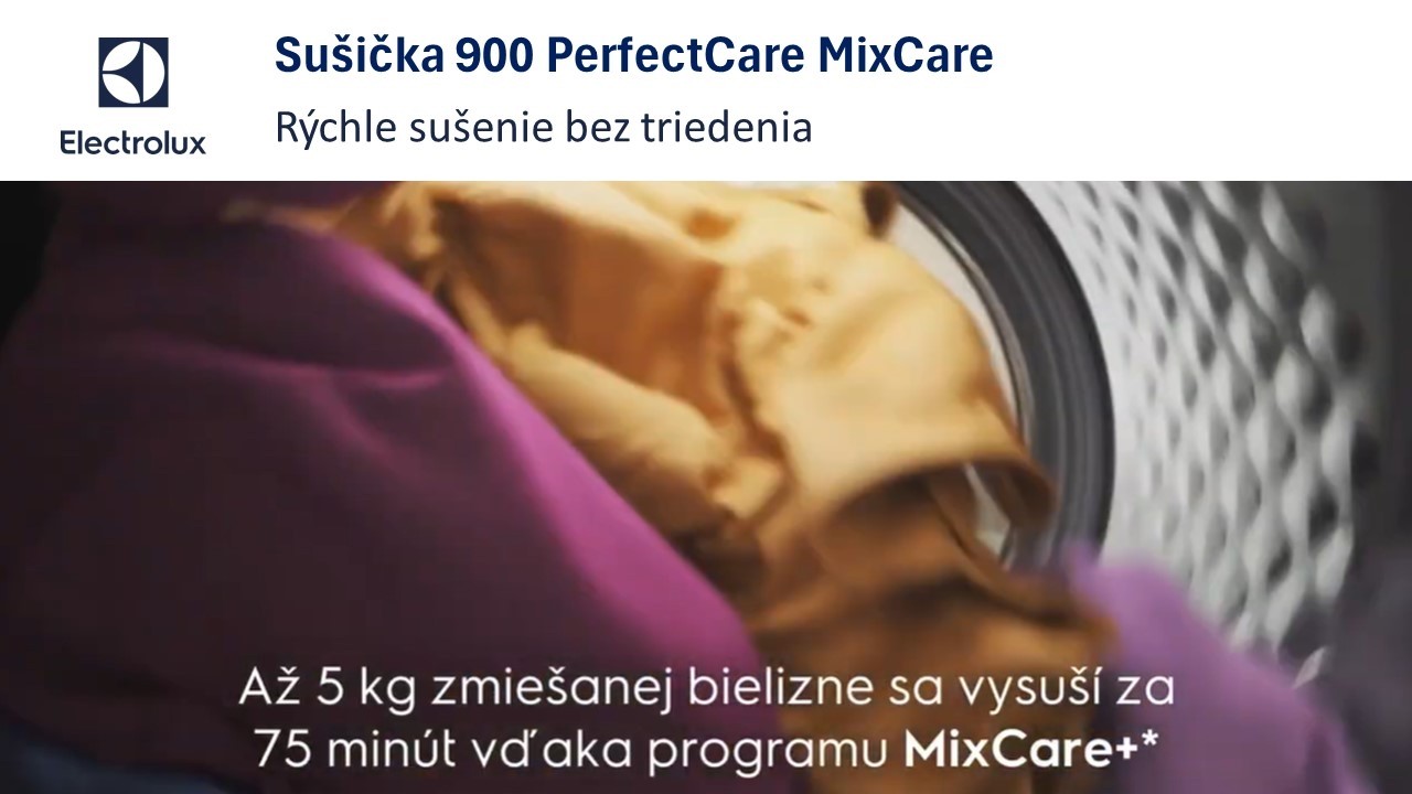 Sušička Electrolux 900 PerfectCare MixCare