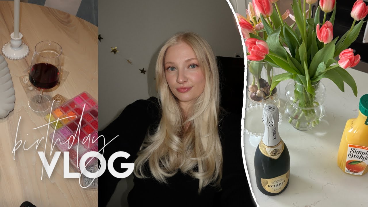 VLOG: celebrating my 29th bday! (Britt visits, crafting & wine, Becky Robinson show)