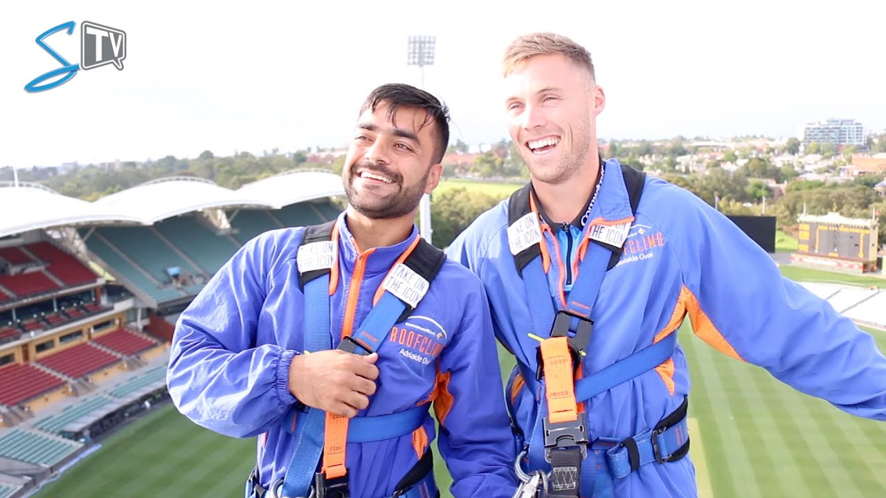 Rashid and Salt climb Adelaide Oval