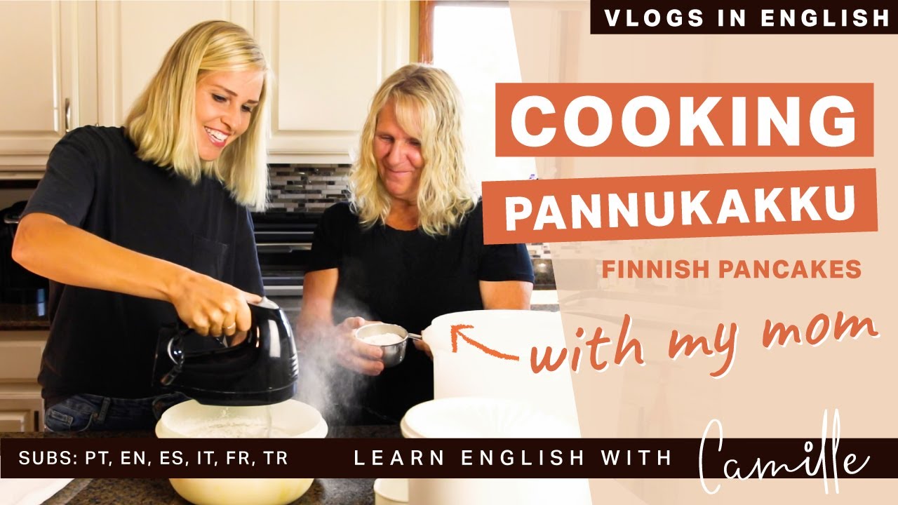 Готовим 🇫🇮 финские блинчики (паннукакку) с мамой &mdash; 😋 Food Vlog