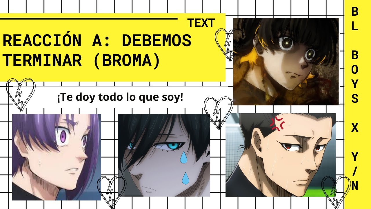 👎 BLUE LOCK: Broma de que TERMINAS con ellos | BLLK x TN