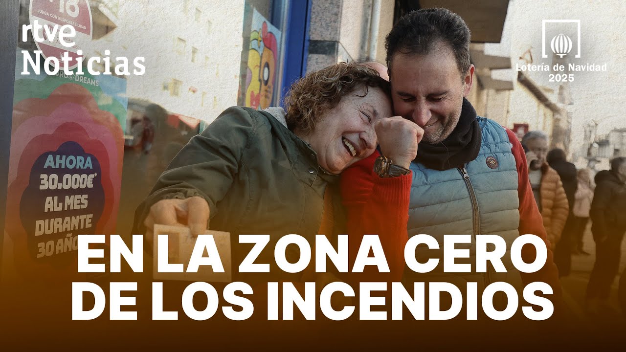 LOTERÍA DE NAVIDAD | El GORDO, 79.432, CAE en TRES MUNICIPIOS de LEÓN y un BARRIO de MADRID | RTVE