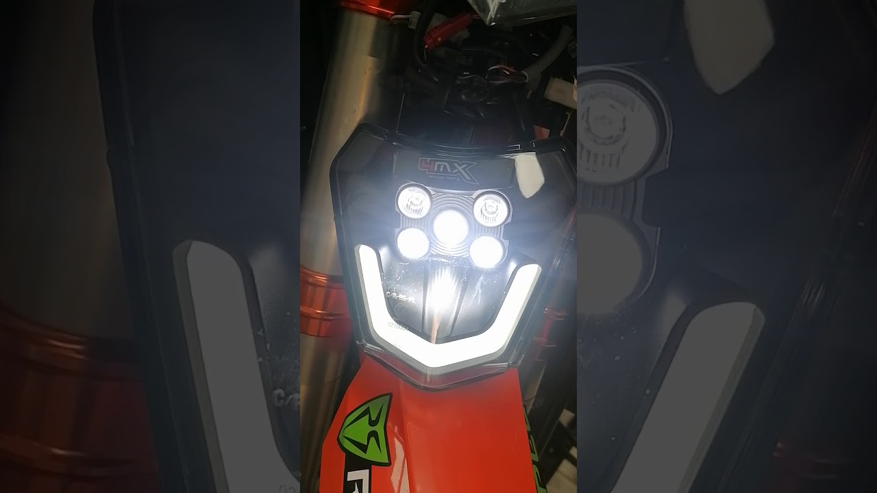 4MX Racing KTM EXC EXCF Led Headlight www.sixstarracing.com