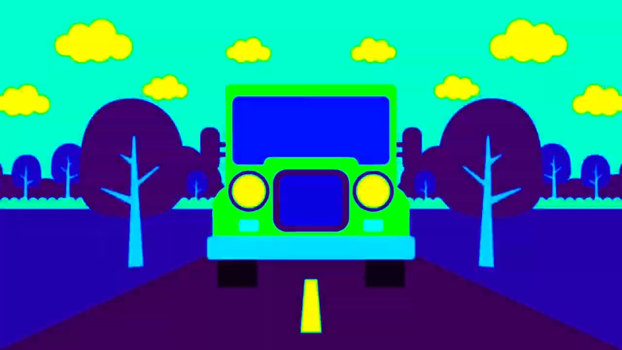 The dog in the bus dancing budots/Amazing Effects-Chromakeu