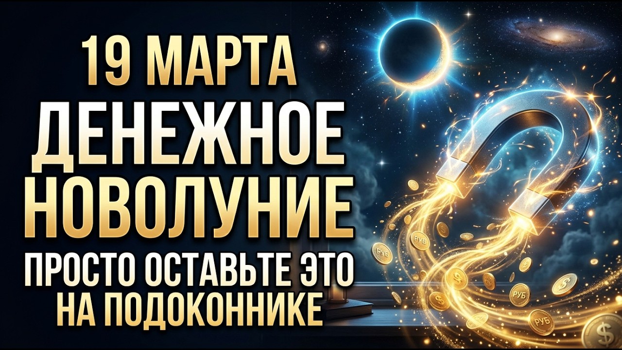 19 марта , ДЕНЕЖНОЕ НОВОЛУНИЕ, просто оставьте это на подоконнике и притянете удачу