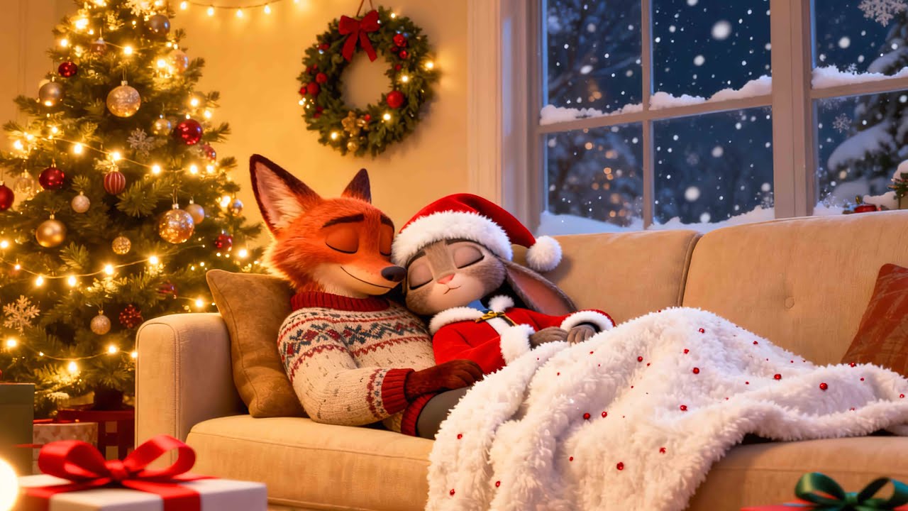 ✨ (БЕЗ РЕКЛАМЫ) Рождественская колыбельная 🎅 Нежное фортепиано и тихие зимние звуки 🌠 Снимает стре