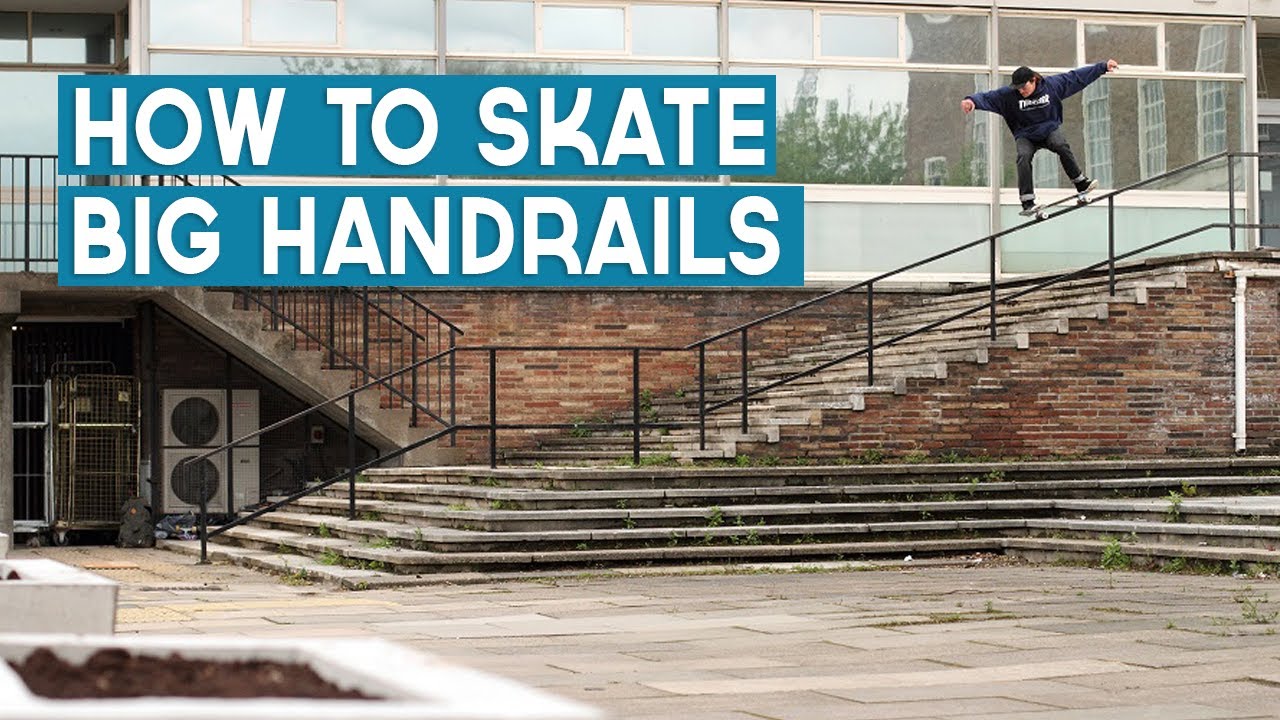 How to skate BIG STREET HANDRAILS featuring JOE HINSON