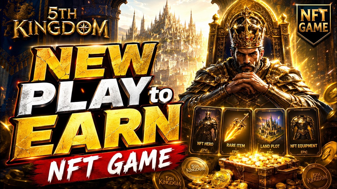 BAGONG PLAY TO EARN GAME NA FREE TO PLAY! 5TH KINGDOM NFT GAME! EXPLORE NATIN