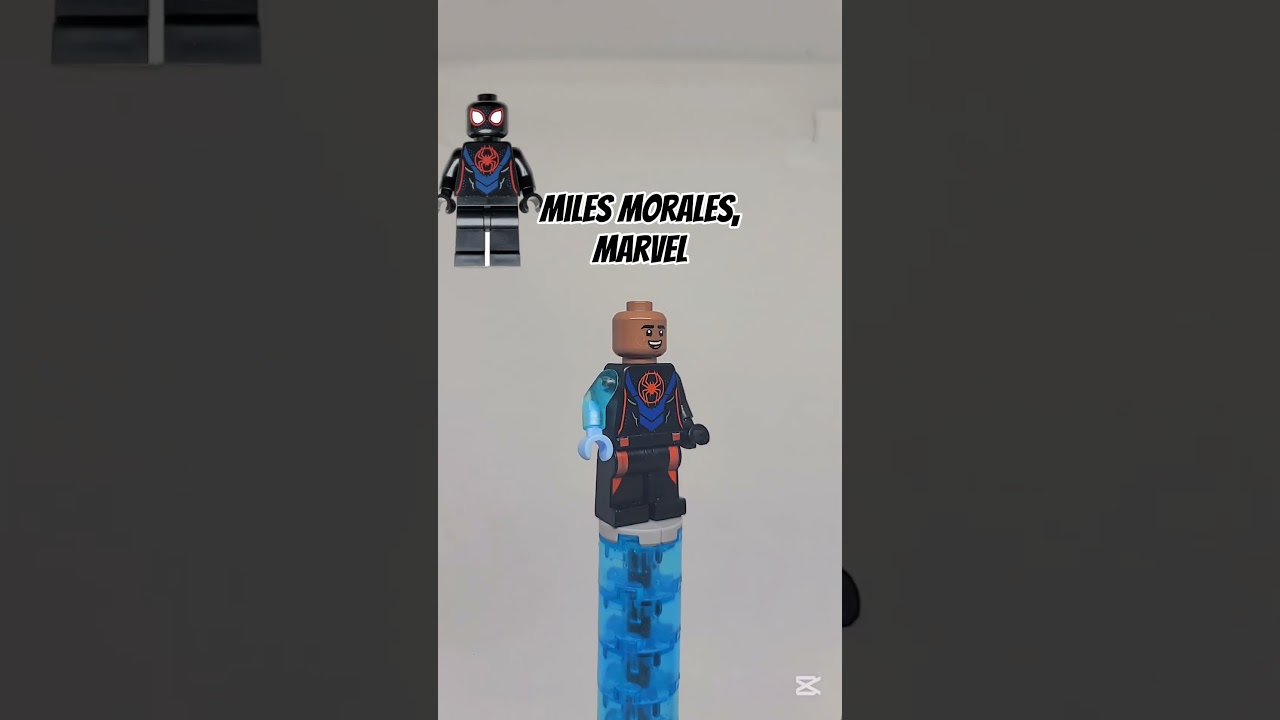How to upgrade Miles Morales from spider man across the spider verse in lego #lego#spiderman#marvel