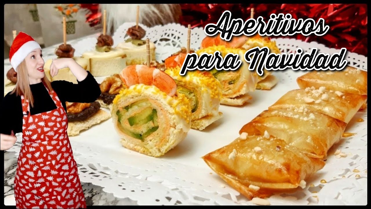 🤶 3 + 1 ENTRANTES para NAVIDAD Fáciles y Rápidos de hacer. APERITIVOS NAVIDEÑOS. Navidad 2021🔔