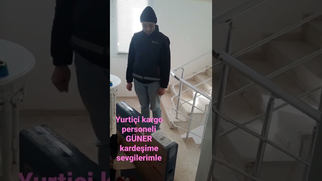 Yurtiçi Kargo Personeli Güner Kardeşime Teşekkürler.  #shorts