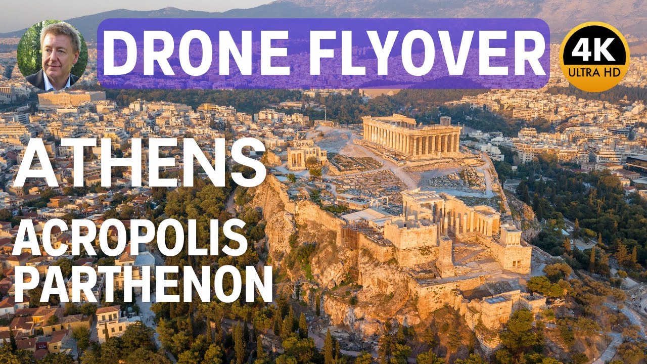 GREECE ATHENS Let's FLY OVER the Acropolis and Parthenon