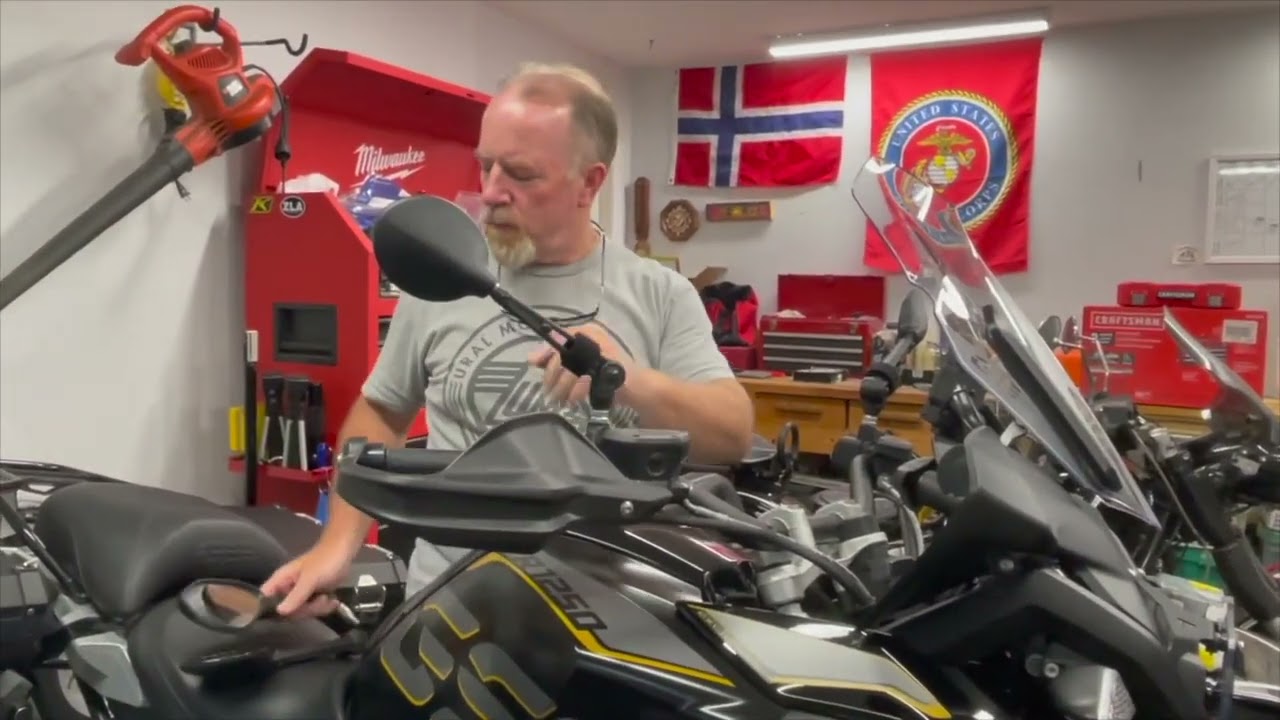 Touratech Folding Mirrors Review and Install on 2019 GS 1250