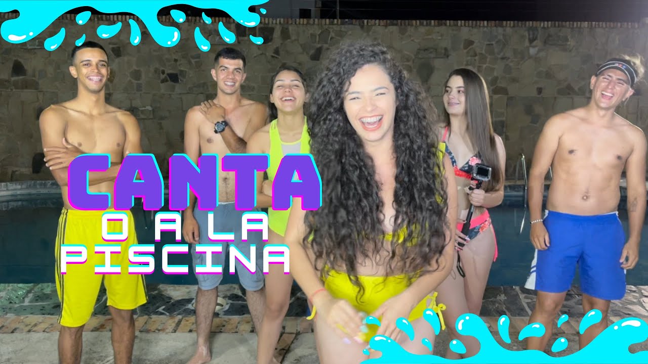 Adivina y canta o a la piscina 🥴💦😂 - Gleidy en Youtube feat. @Macarenac10 y @felizviajspayaso