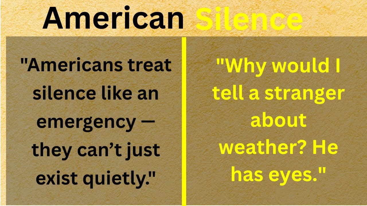 The Real Reason Americans Awkwardly Fail at Small Talk