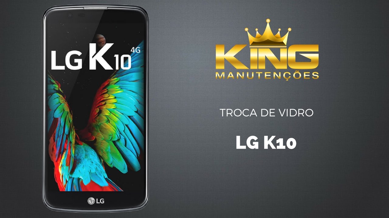Assistência LG Troca tela touch vidro LG K10 LGK430TV