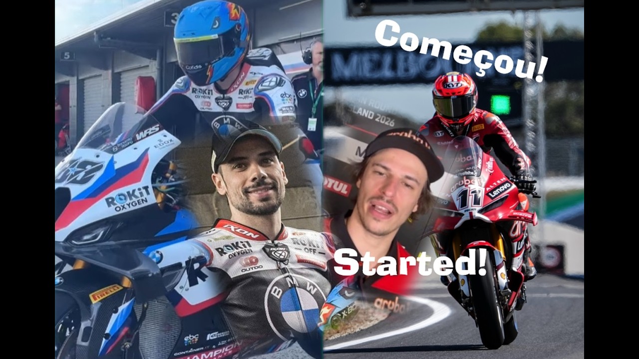 WorldSBK TESTES dia 1 - Phillip Island Resultados