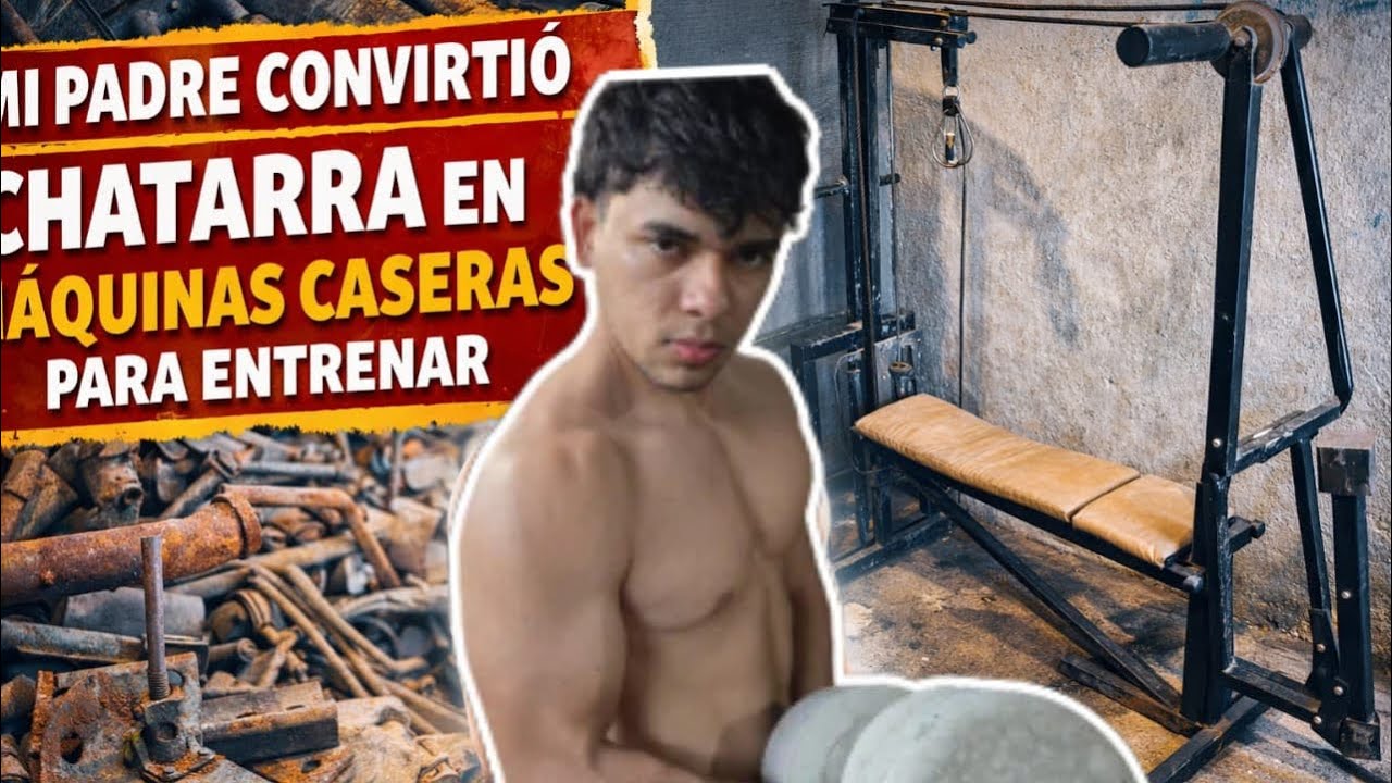 Mi padre convirtió CHATARRA en MÁQUINAS caseras para HACER EJERCICIO 😱