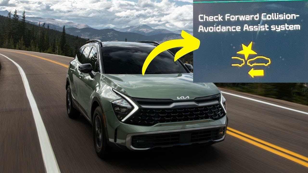 “Check Forward Collision Avoidance Assist System” warning in Kia vehicles