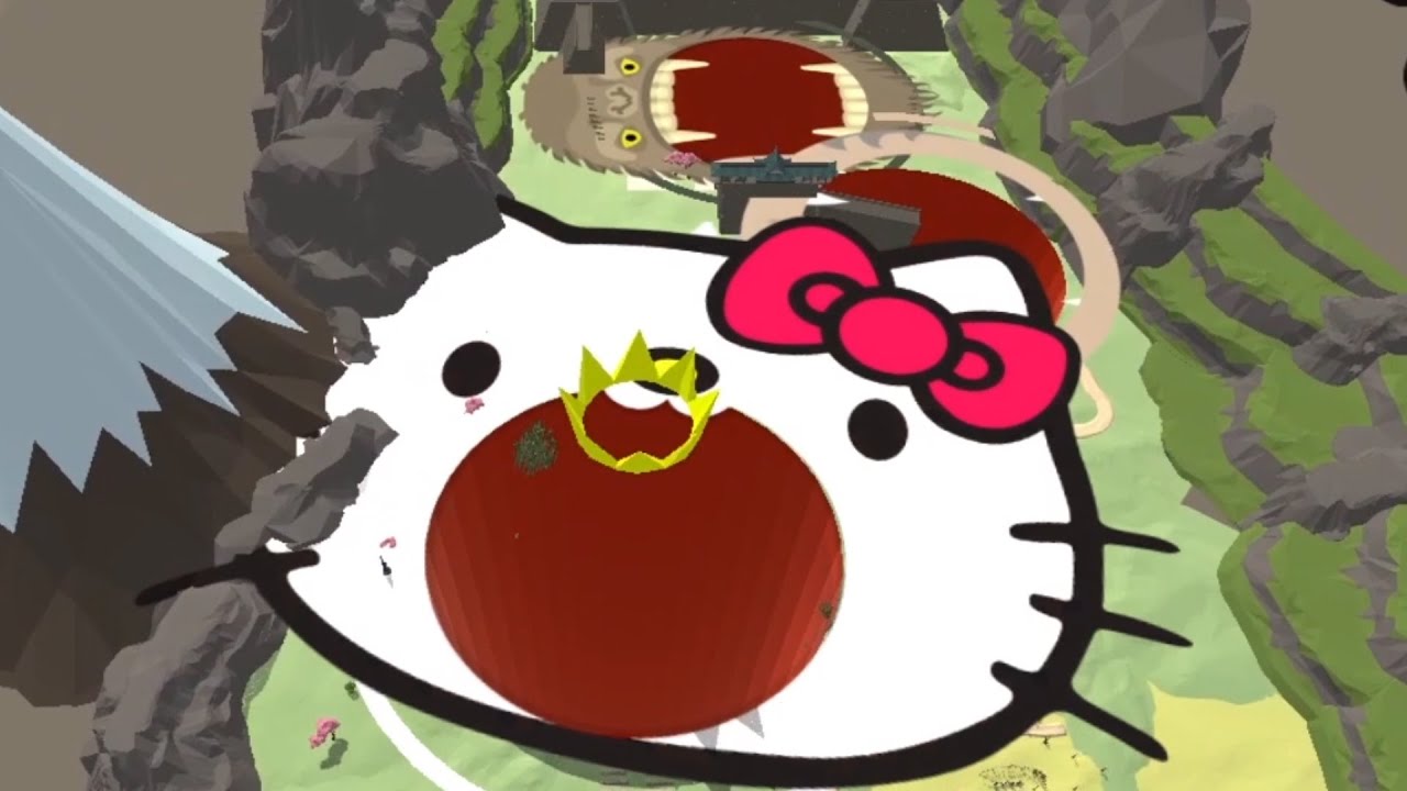 Hole.io Map Control: 100.00% -  Big Hole WORLD RECORD 