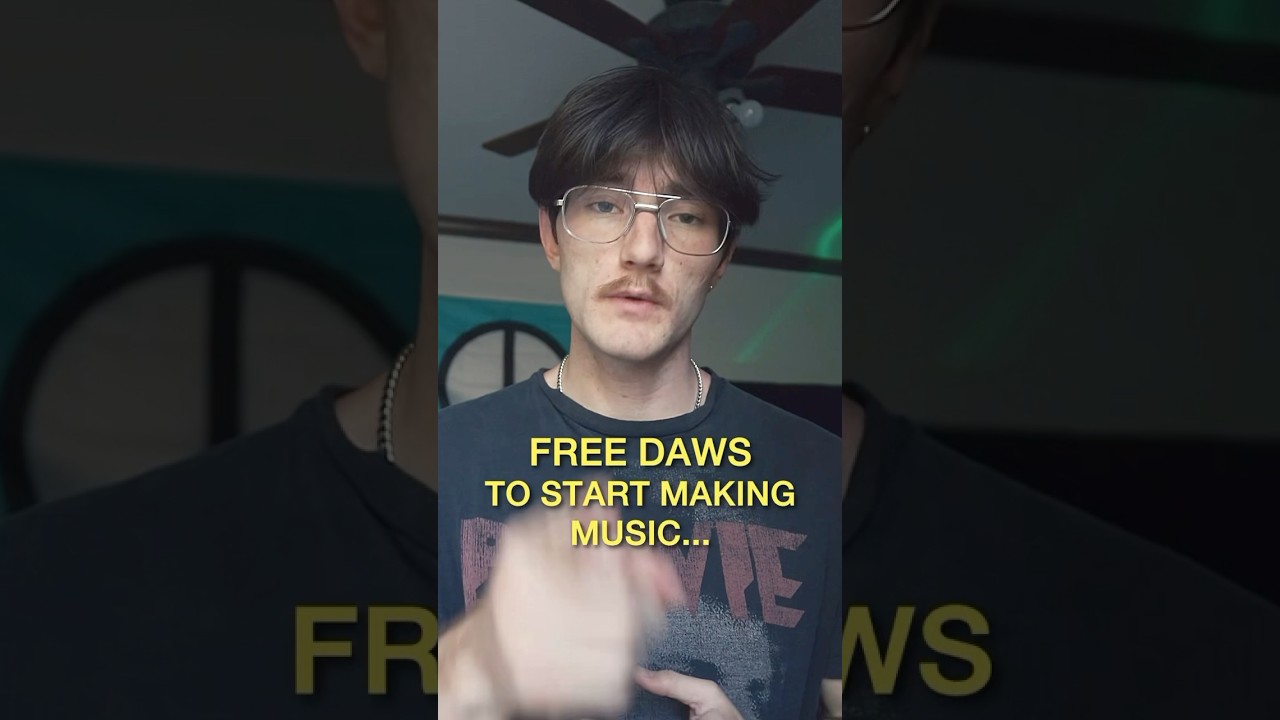 Options for free DAWs #musician #musicproduction #beginnerproducer #musicmaking #musicsoftware