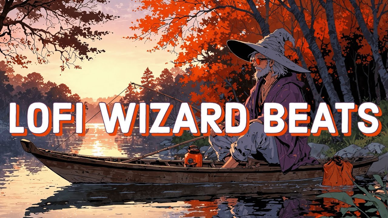 Wizard's Lofi - Peaceful FALL🍂 Lofi Beats to Sleep, Study, or Go Fishing🎣 to✨[RELAXING SOUNDS]✨