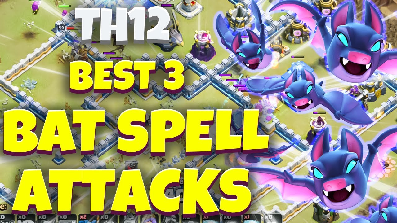 WHY YOU SHOULD USE BATS AT TH12?!! Th12 Bat Spell Attack Strategy 2021 | Best Th12 Attack Strategy
