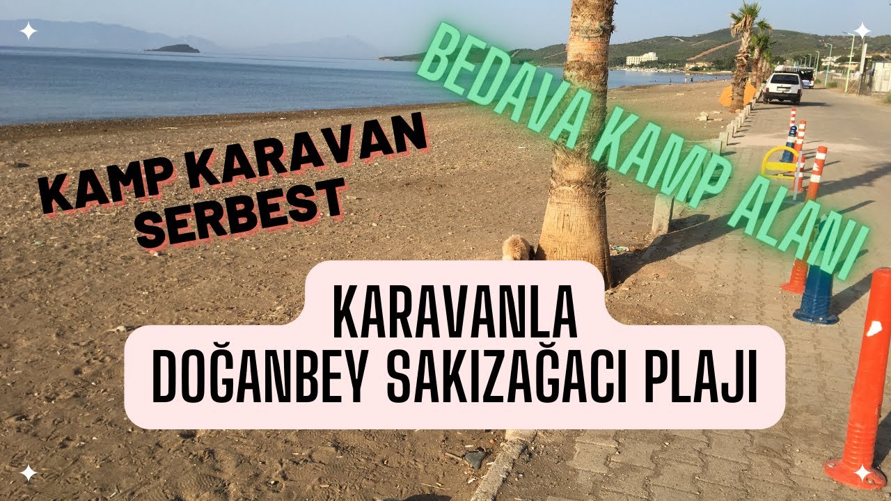 BEDAVA KAMP ALANI - DOĞANBEY SAKIZ AĞACI PLAJI - Karavan ve Kamp Serbest