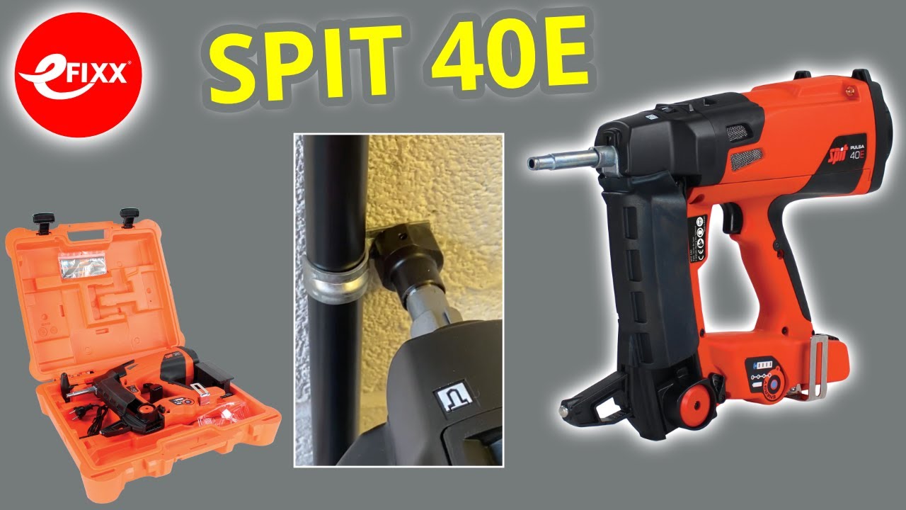 Fast CONDUIT FIXING with the SPIT PULSA 40E and KNIPEX BIX #shorts