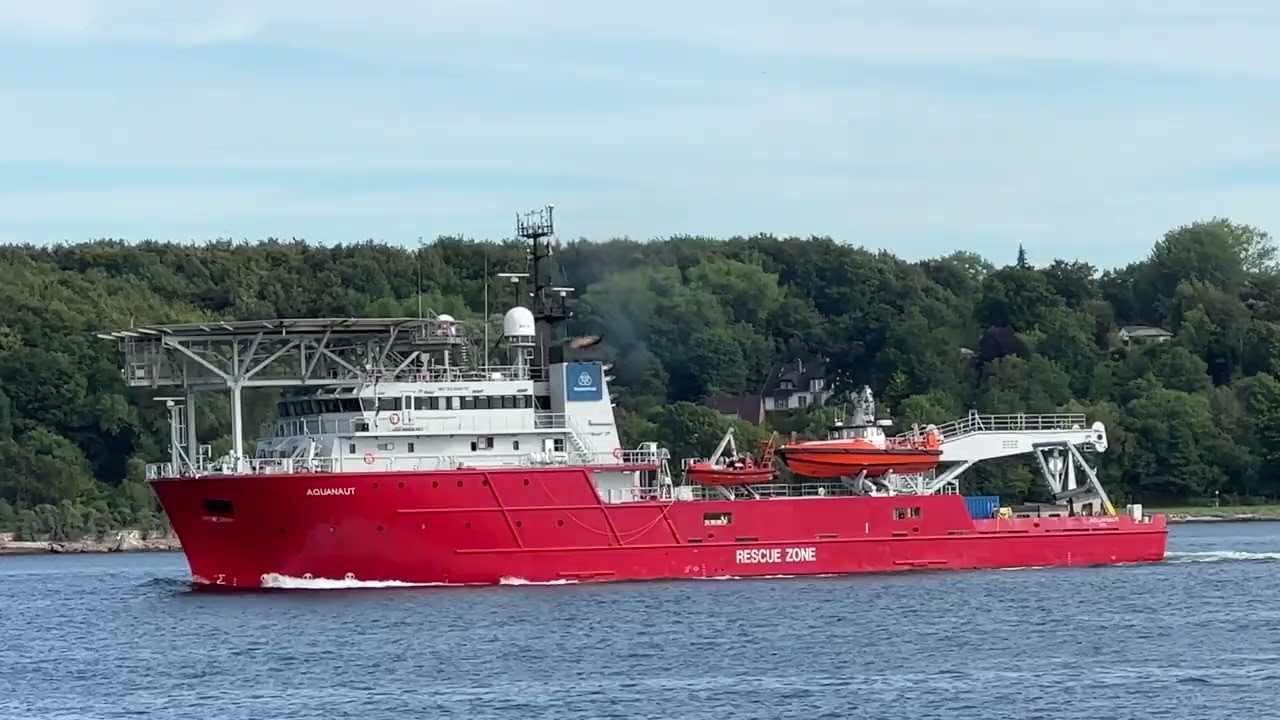TKMS Aquanaut in the Kiel Fjord on July 12, 2022