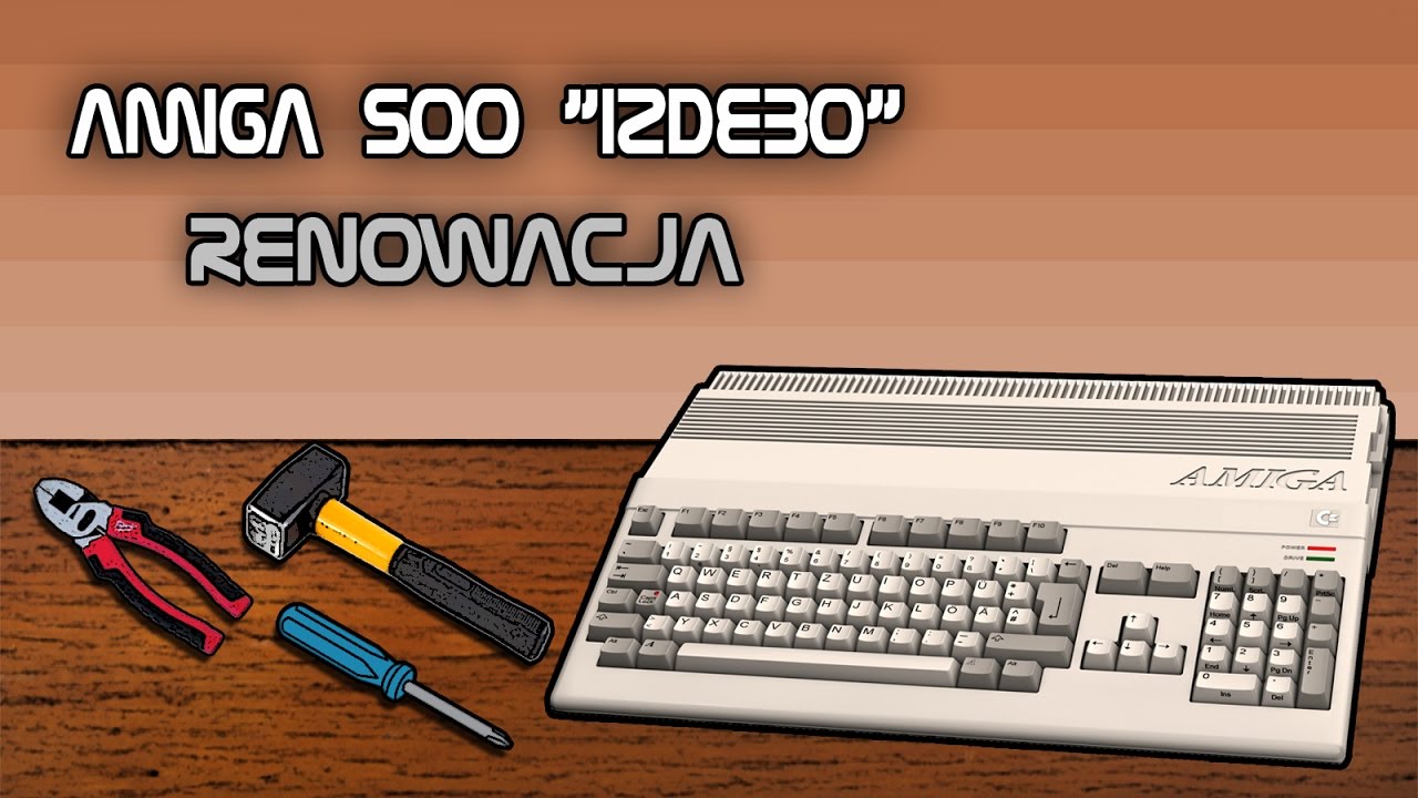 Ami Klinika #10 - Amiga 500 Red Led Izdebo/renowacja