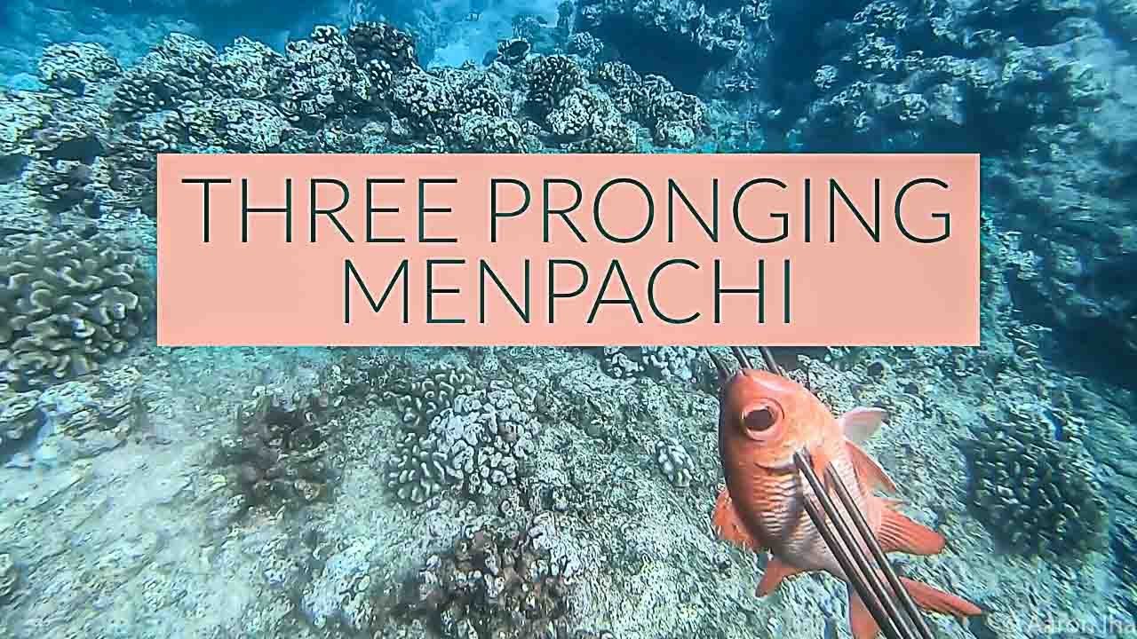 MENPACHI Catch, clean, and cook- three prong-spearfishing Hawaii
