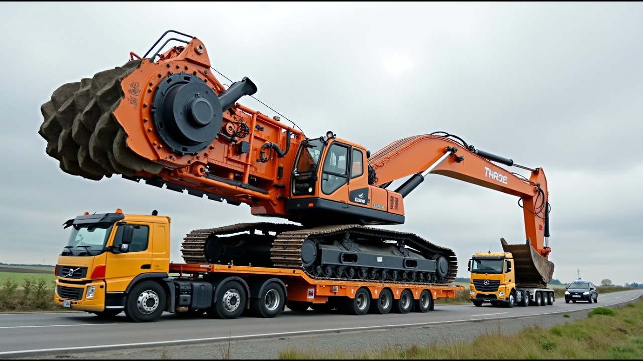 Extreme Oversized Truck Transport, World's Biggest Heavy Machinery in Action