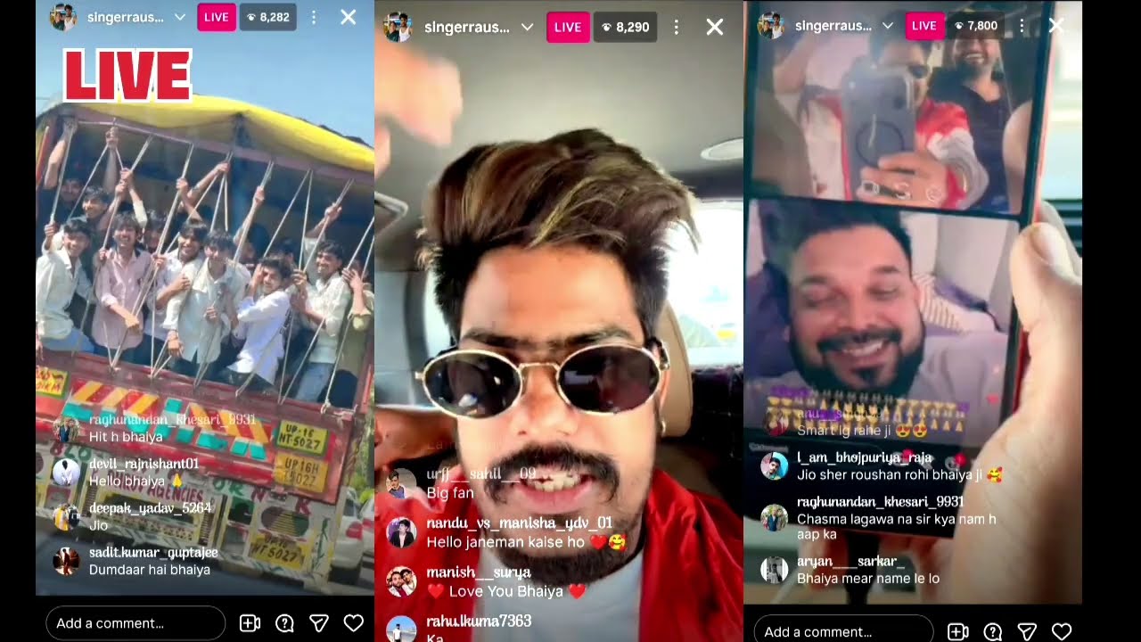 Raushan rohi instagram live video। रौशन रोही लाइव video। अखलेश कश्यप साथ में।#2026Balat song। #viral