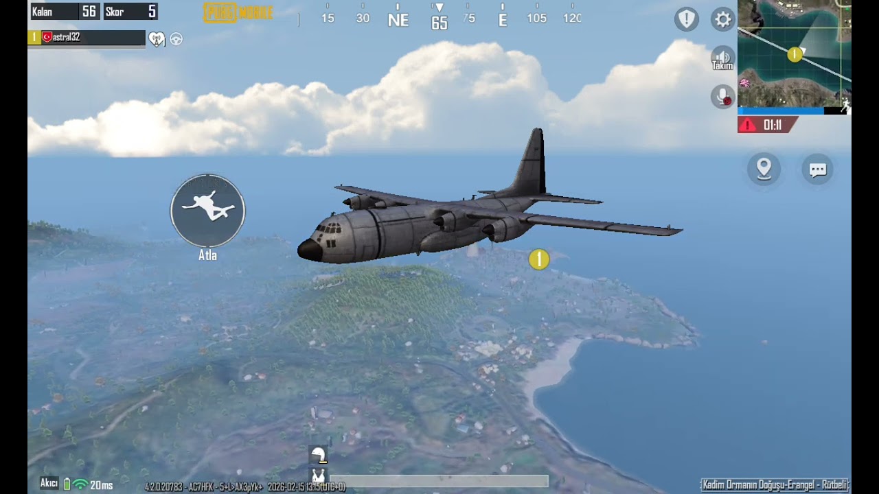 Pubg oynadım