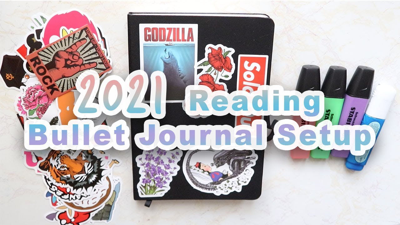 Setting up my 2021 Reading Bullet Journal
