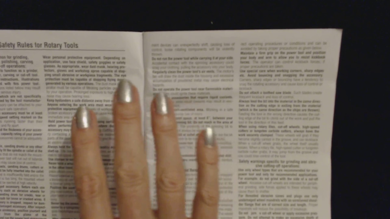 ASMR | Whispered Reading of Safety Instructions