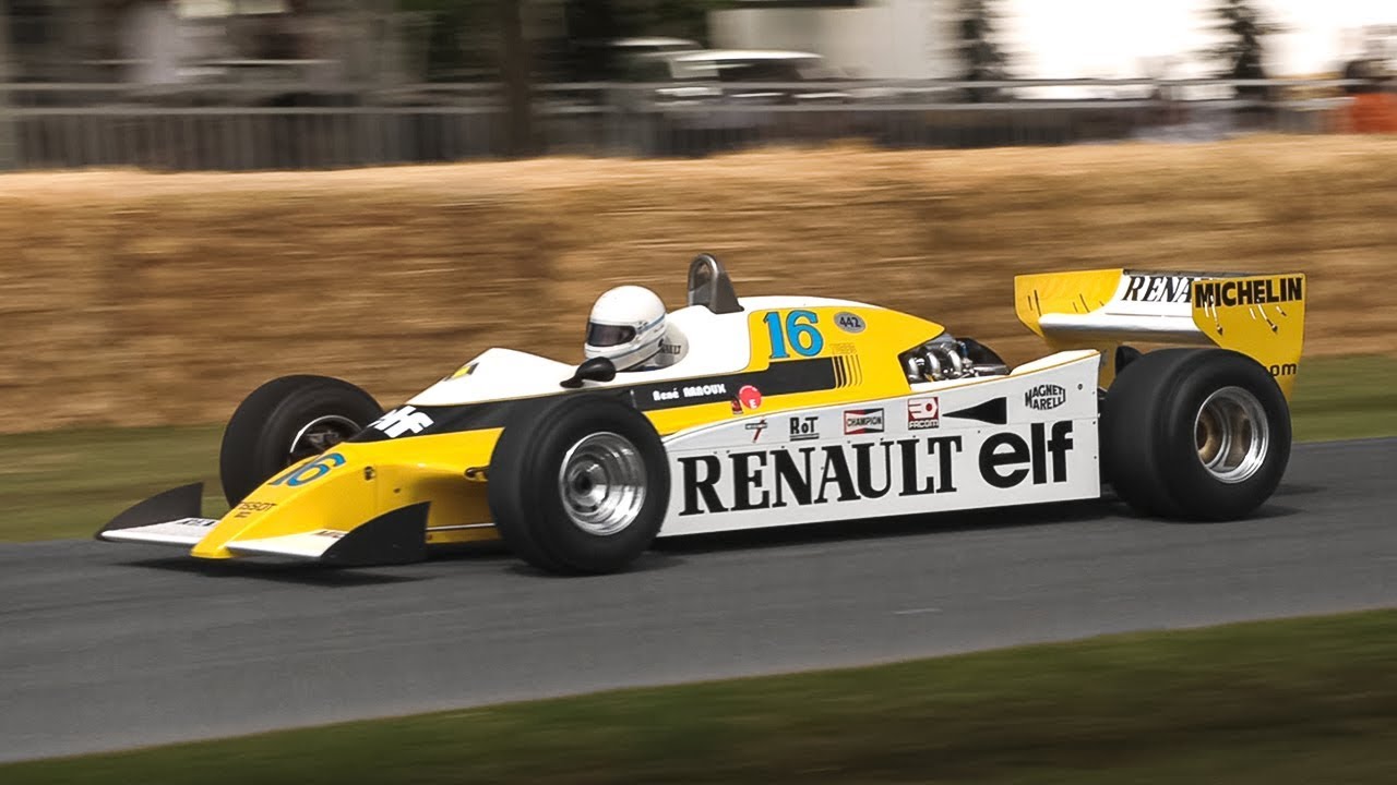 1979 Renault RS10 F1 Twin-Turbo V6 Sound: The first turbocharged F1 car to win a GP