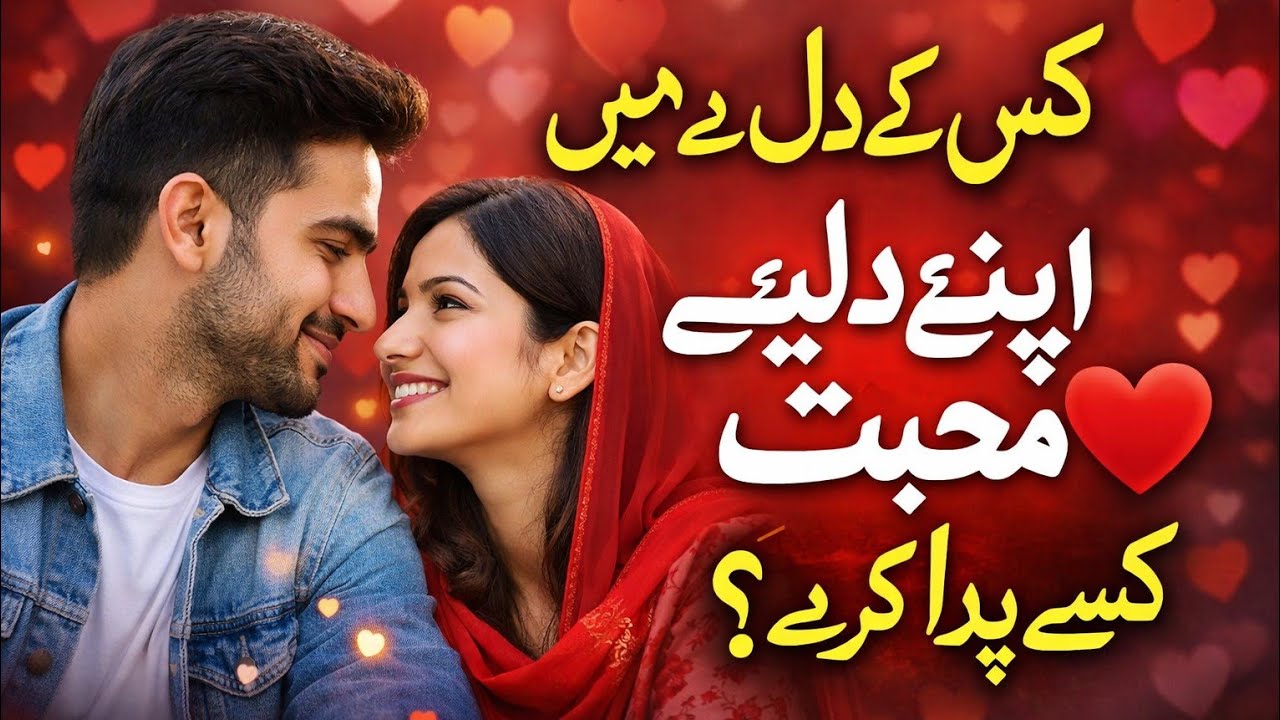 کس کے دل میں اپنے لیے محبت کیسے پیدا کرے|کڈی کو اپنے محبت میں لگائیں|دعا اور وظیفہ Live Streaming