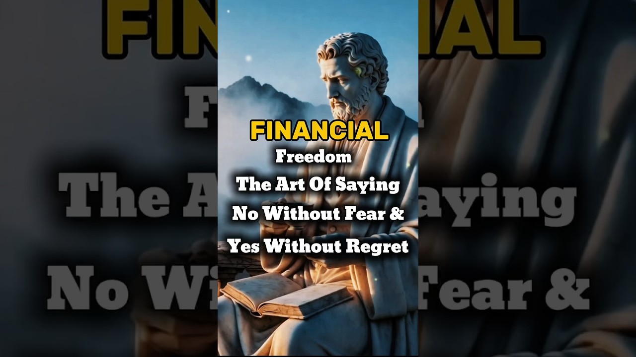FINANCIAL FREEDOM: THE ART OF SAYING 'NO' WITHOUT FEAR & 'YES' WITHOUT REGRET