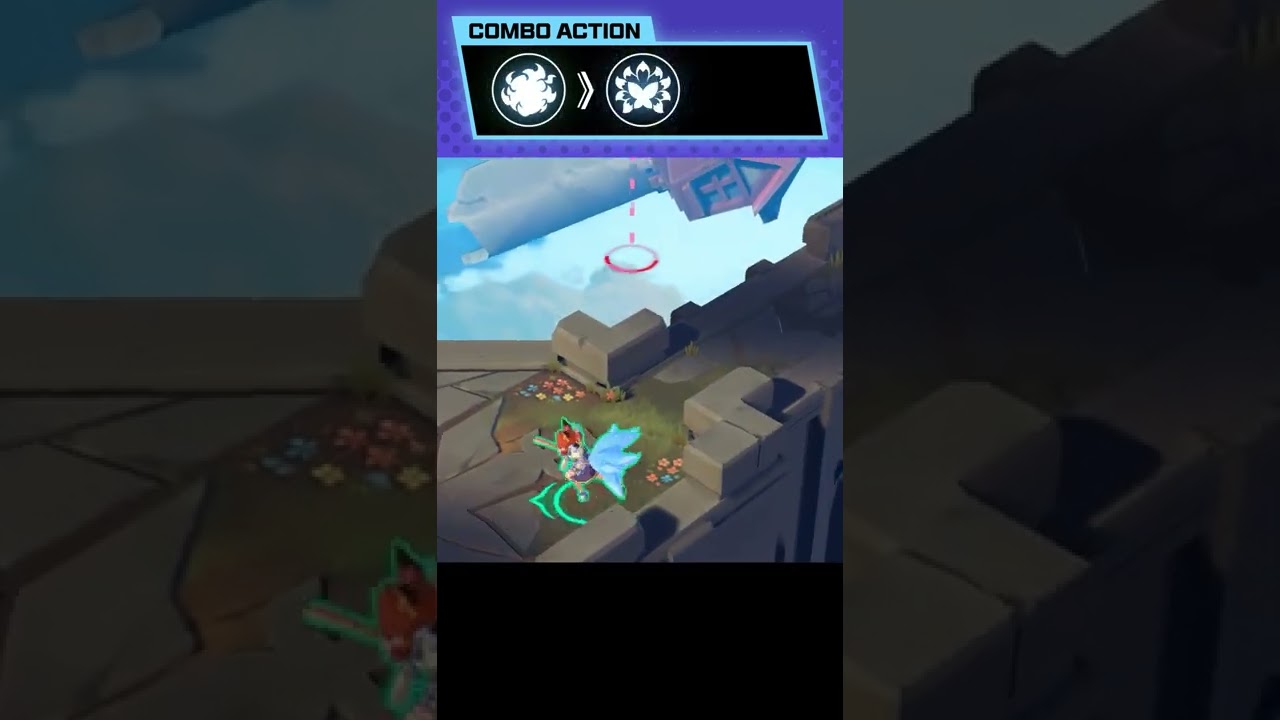 🦊 Check out Gumi's attacks using sorcery with a fan! 🔥💨💃🏻