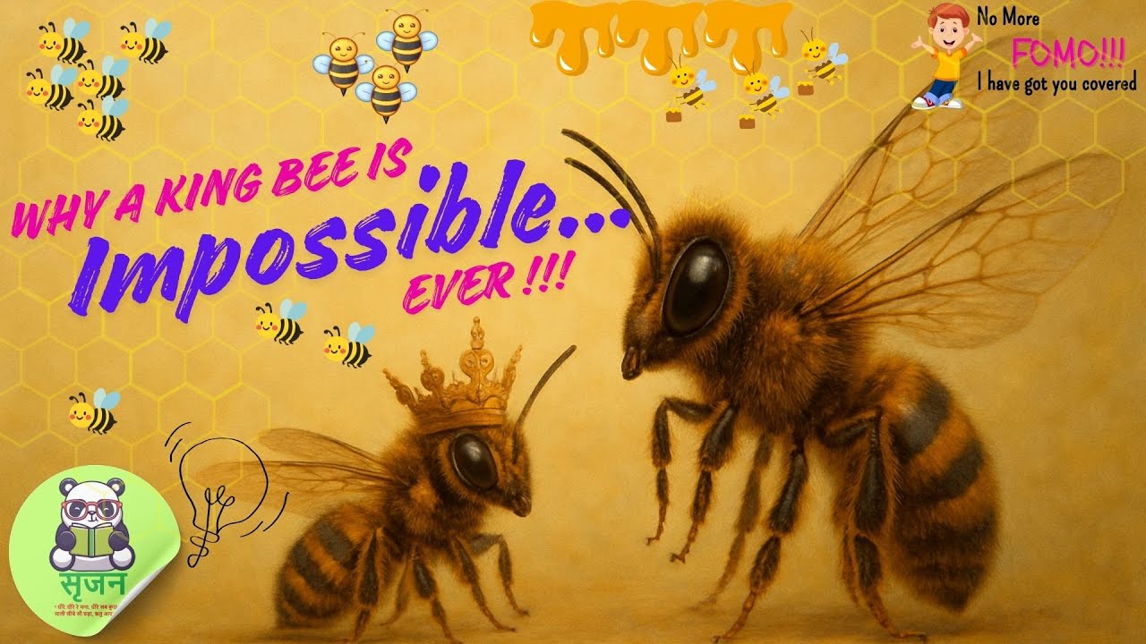 Why There Is No King Bee? 🐝 Shocking Science Behind Bee Reproduction