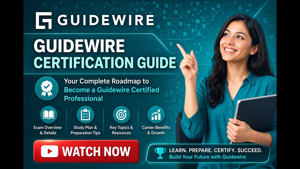 Guidewire Certification Training | Guidewire Online Training Full Course |Insurance Domain IT Course