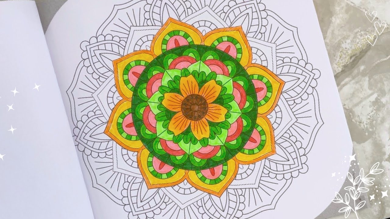 Relaxing Mandala Colouring 🌸 Mandala Colouring for Adults ✨ Mandala Colouring Book 📖 