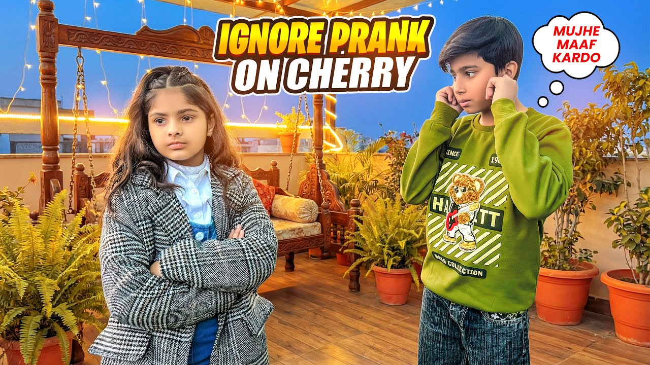 İGNOR PRANK ON CHERRY ❤️😍|| CHERRY NE MARA DUGGU KI THAPA 🥺😍❤️| VLOG #duggu #cherry #popcreation 