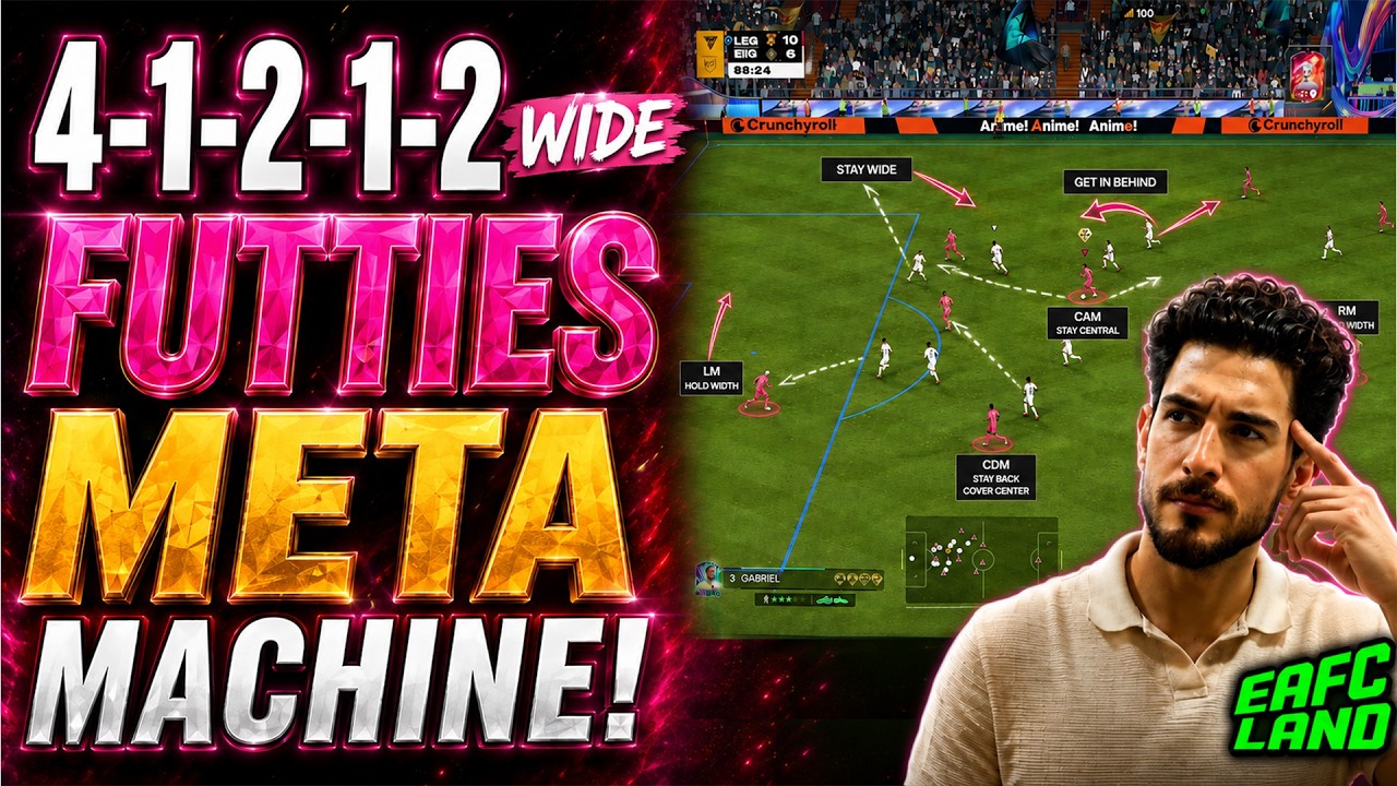 ЭТА ТАКТИКА 4-1-2-1-2 (WIDE) &mdash; ИМБОВАЯ МАШИНА ДЛЯ FUTTIES! 🔥