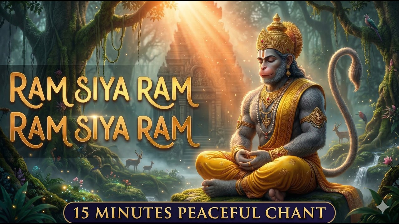 Ram Siya Ram Siya Ram Jai Jai Ram | 15 Minutes Peaceful Chant | Non-Stop | Jai Shree Ram
