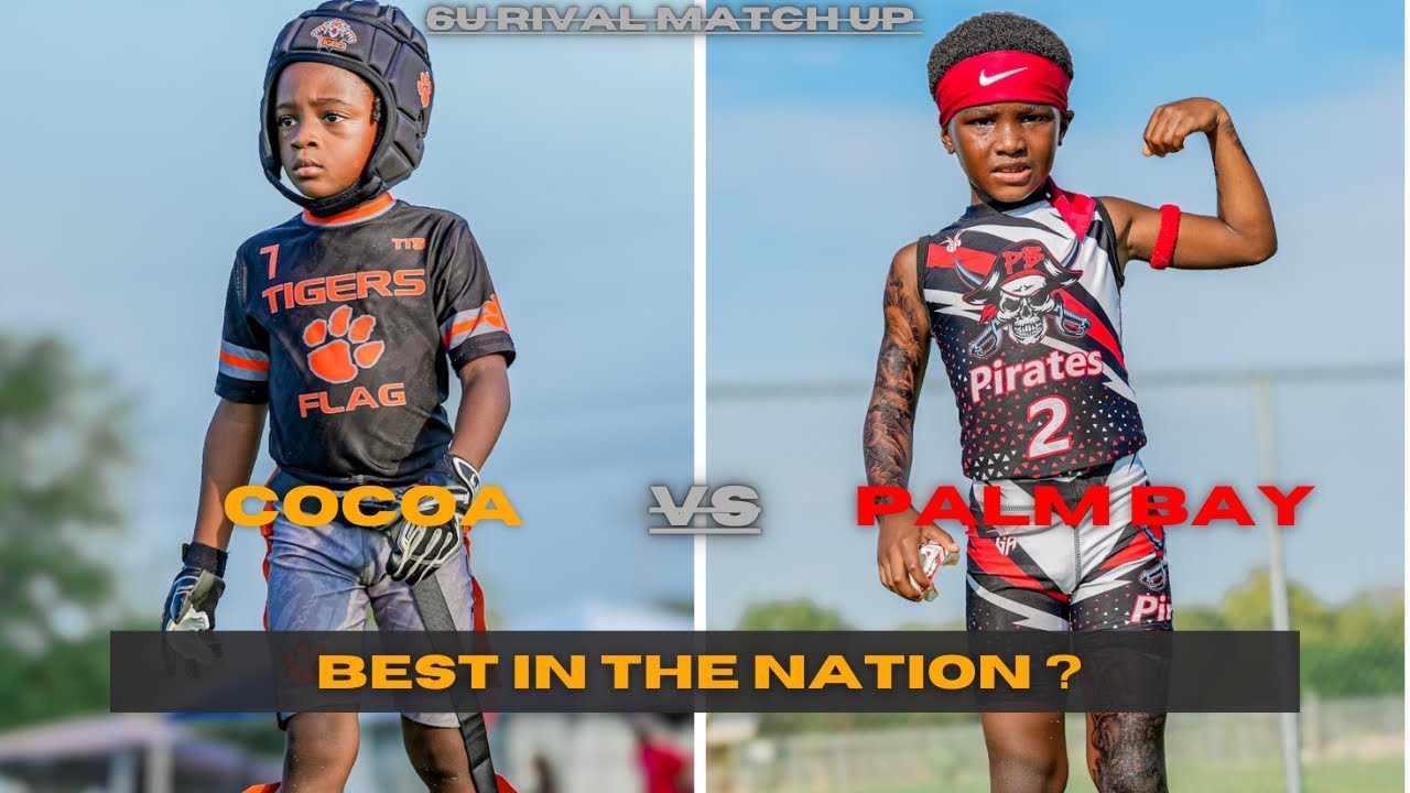 Cocoa Tigers 6U VS Palm Bay Pirates 6U “RIVALRY”  Florida Flag Youth Football
