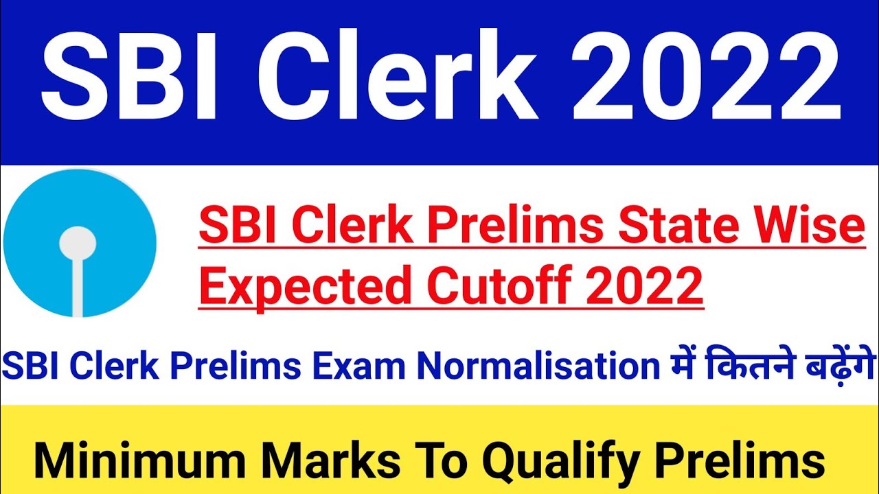 SBI Clerk Prelims State Wise Cutoff 2022|SBI Clerk Prelims Result Date 2022|#sbiclerkcutoff