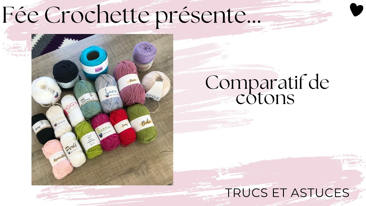 Comparatif de cotons